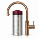 Quooker Flex Round Aldret Messing med PRO3 VAQ B beholder thumbnail