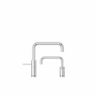 Quooker Nordic Twintaps Square krom med PRO3 VAQ B beholder thumbnail