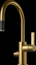 Tapwell ARM577 kjøkkenbatteri med uttrekkbar hånddusj – Brushed honey gold thumbnail